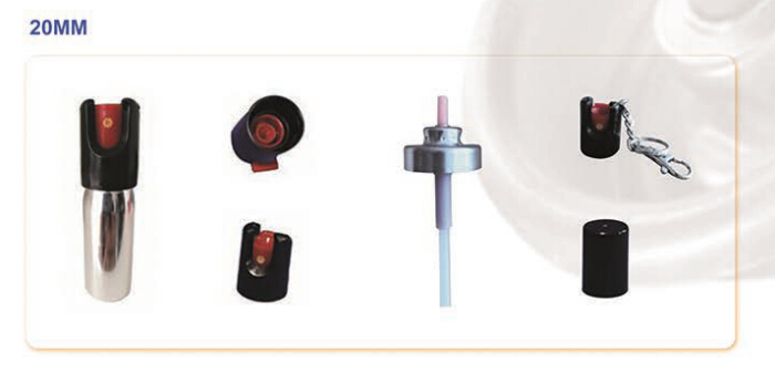 Самозащитный клапан и привод для распыления перца